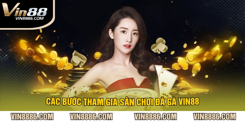 Các bước tham gia sân chơi đá gà VIN88